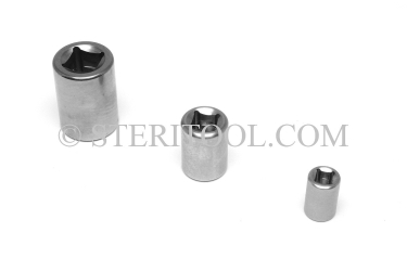 #90005 - 1/4 DR Stainless Steel Collar. 316SS. 1/4 dr, 1/4dr, 1/4-dr, collar, custom, fabrication
